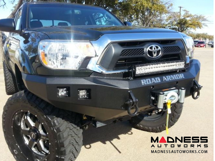 Toyota Stealth Front Winch Bumper Texture Black WARN M8000 Or